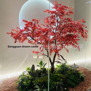 Alberi Artificiali Personalizzati di Acero Rosso e Verde, Grandi, per Paesaggistica, OED/ODM, Semi-Manuali, per Esposizione - Product Image 4