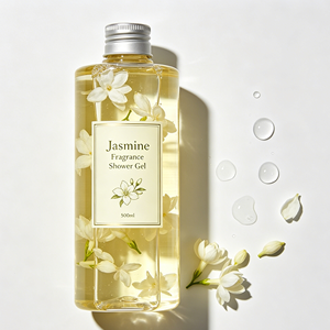 Gel de Ducha Natural con Aroma <span class=keywords><strong>a</strong></span> Jazmín, Fragancia Duradera, Jabón Corporal Hidratante, Venta al Por Mayor OEM - Product Image 1