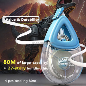 Cinta Correctora Transparente PET Mejorada, Diseño <span class=keywords><strong>de</strong></span> Triceratops Resistente a Impactos, Corrección Invisible - Product Image 1