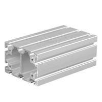 Profilé en aluminium industriel 80120, extrusion d'aluminium robuste pour colonne de châssis d'équipement, base de machine d'automatisation
