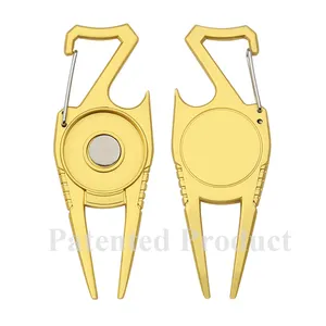 고품질 다기능 금속 골프 디벗 수리 도구 오프너 및 브러쉬