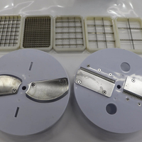 Aluminium 110/220V Huishoudelijke Elektrische Fruit Snijmachine Groentesnijder Chopper Snijmachine
