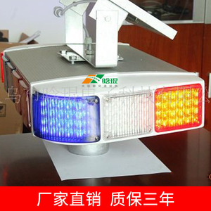 Solar Road Warning Flashing Light Led Display Screen Pole Mount Ip65 Aluminum Frame Non Reflective Traffic Safety Device - Product Image 4