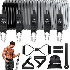 <span class=keywords><strong>Bande</strong></span> de résistance en élastomère thermoplastique modèle QM-357 pour l'entraînement des muscles pectoraux, résistance de 50 livres - Product Image 1