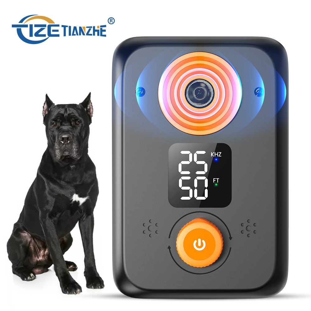 A mazon Top Seller Smart Rechargeable Bark Deterrent Automatic Ultrasonic Dog Bark Control Device