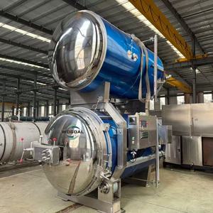 Nueva Máquina Esterilizadora de Alimentos Enlatados, <span class=keywords><strong>Autoclave</strong></span> de Inmersión en Agua con Calentamiento a Vapor Horizontal Automático - Product Image 2