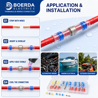 Kit de 220 connecteurs de fils thermorétractables à souder, bornes à sertir SST, étanches, vente chaude sur eBay