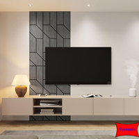 Panneaux muraux et de plafond en bois plaqué Spesonic avec dos en feutre acoustique, solution décorative insonorisante pour bureaux et studios