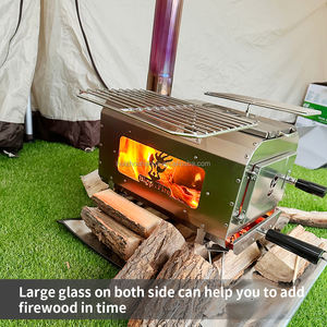 Estufa <span class=keywords><strong>de</strong></span> <span class=keywords><strong>Leña</strong></span> Portátil <span class=keywords><strong>de</strong></span> Alta Eficiencia con Tubos <span class=keywords><strong>de</strong></span> Chimenea <span class=keywords><strong>de</strong></span> Acero Inoxidable <span class=keywords><strong>para</strong></span> Tiendas <span class=keywords><strong>de</strong></span> Campaña, Refugios, Calefacción y Cocina al Aire Libre - Product Image 5