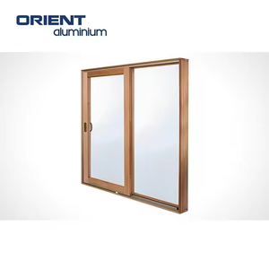 <span class=keywords><strong>Acheter</strong></span> Design Moderne Bon Prix Double Vitrage Trois Rail Conception Impact Double Verre Teinté Portes et fenêtres coulissantes en aluminium - Product Image 1