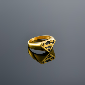 Anello in argento con scritta iniziale ed anello uomo stile personalizzato stile uomo - Product Image 6