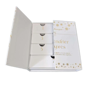 Giáng Sinh Cutout 7-Ngày Advent Lịch Hộp 40*80*40Mm Giấy Bên Trong Hộp Rỗng Skincare Nước Hoa Chai Ngăn Kéo Cho Skincare Nước Hoa - Product Image 4