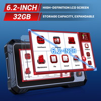 ANCEL FX6100 Scanner de diagnostic 12V, test actif du système complet, 15+ fonctions de réinitialisation, CANFD, mise à jour Wi-Fi gratuite à vie, Android