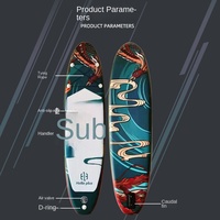 Planche de paddle gonflable en PVC/EVA Phoenix, écologique et portable, 320x80x15cm, pour le surf en mer, adultes (hommes et femmes), vente en gros, ODM & OEM