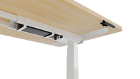 Bureau assis-debout électrique ergonomique moderne à double moteur en acier, réglable en hauteur automatiquement, personnalisable