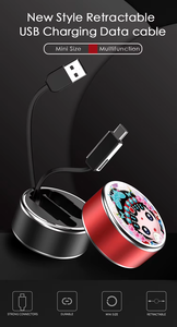 Cable USB de datos y carga rápida para teléfono móvil, retráctil 3 en 1, con logotipo personalizado, mini micro tipo C - Product Image 4
