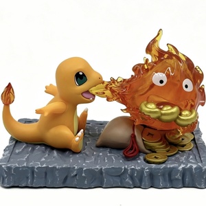 Figura Luminosa de Anime de Charmander, Calcifer y El Castillo Ambulante de Howl, Producto de Decoración para Escritorio - Product Image 1
