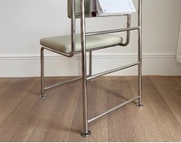 Tabourets de bar en métal de luxe, robustes et design, pour restaurants et bars commerciaux