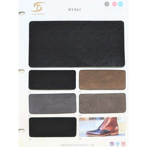หนังสังเคราะห์ PU หนา 1.4 มม. ลายปั๊มนูน ด้านหลังเป็นไมโครไฟเบอร์ สำหรับรองเท้า ผิวสัมผัสแบบขัดเงา - Product Image 4