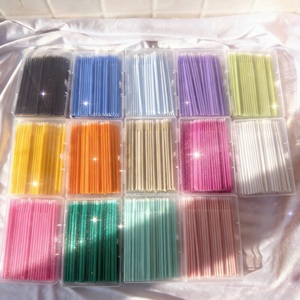 Applicatori Micro di Alta Qualità, 100 Pezzi per Scatola, Mini Spazzole Colorate in Cotone per Trucco e Cura Personale - Product Image 5
