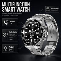 Montre connectée sport étanche 2026 avec appels sans fil, moniteur de santé, suivi du sommeil et de l'oxygène sanguin pour hommes et femmes, bracelet de fitness