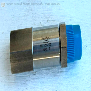 316ss 3/8 NPT ppet check 100 PSI crack Ss-6c6-100-439wbr2ใหม่ต้นฉบับสต็อกอุตสาหกรรมอัตโนมัติ Pac ทุ่มเท PLC - Product Image 1