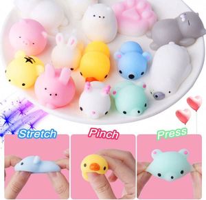 16 <b>Pcs</b> Lovely Squishies Stress Relief Mochi Toys <b>Mini</b> Animals Cat Easter Gifts - Product Image 3