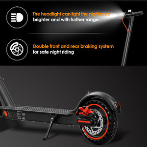 สกู๊ตเตอร์ไฟฟ้าสองล้อ 36V 350W ขายดี ขนาด 8.5 นิ้ว พับได้ พร้อมเซ็นเซอร์ดิจิตอลสำหรับควบคุมผ่านแอพ กันน้ำ แบตเตอรี่ลิเธียม - Product Image 5