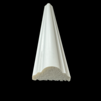 Plinthe moderne en polystyrène durable et écologique Banruo Chine pour murs intérieurs, texture bois décorative DIY, moulure en PS