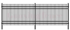 Clôture en acier palissade clôture tubulaire à dessus incurvé clôture en palissade ronde - Product Image 5