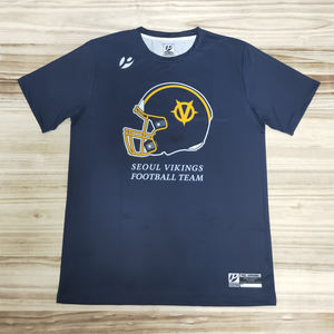 Venta al por mayor sublimación camiseta en blanco 100 poliéster personalizable camiseta logo - Product Image 1