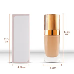 Cosmetics Vegan Sweat Water Proof Makeup Foundation Pigments Wet n Wild Tinted Moisturizer Liquid HD Foundation Wholesale