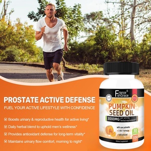 Huile de graines de citrouille de qualité supérieure, extraits végétaux, favorise la vitalité des cheveux et la santé de la prostate, gélules d'huile de graines de citrouille - Product Image 6