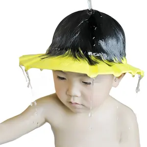 Topi mandi anak bayi, produk keamanan bayi, topi mandi busa lembut untuk anak bayi