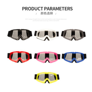 Children Motocross Goggles Full Rim Spherical Lens <b>Polycarbonate</b> Anti Fog UV Protection Outdoor Sports Eye Protection - Product Image 5