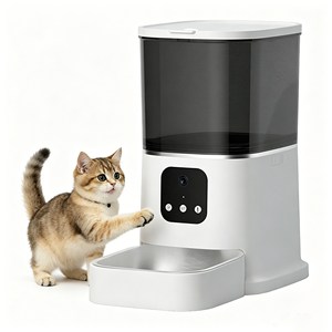 Pack Cadeau Distributeur Intelligent pour Animaux de Compagnie avec Réservoir Visible, Distributeur Automatique de Nourriture, Gamelles et Distributeurs Résistants à l'Usure pour Animaux de Compagnie - Product Image 1