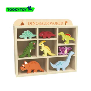 定制木制玩具蒙特梭利DIY儿童儿童拼图早期教育动物3D拼图婴儿游戏