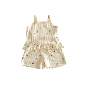 [Non rimborsabile e non sostituibile] Set con top a fascia per bambine 2026 Nuovo Stile, Pantaloncini stampati alla moda con motivo a cartoni animati - Product Image 5