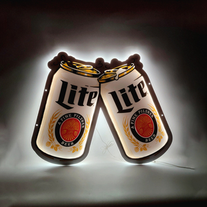 Beer Neon <b>Sign</b> Billboard, Wall-Mounted LED <b>Light</b> with Static Logo, Multi-Color Remote Control, Ideal for Bar & Car Decoration - Product Image 5