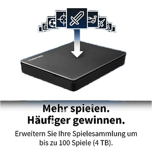 Canvio chơi game 4TB-một ổ cứng gắn ngoài di động tương thích với Mos, và máy tính Console nối tiếp ATA/USB 3.2 - Product Image 2