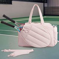 Sac de sport portable pour raquettes de squash et de tennis, sac à main professionnel polyvalent, sac à dos de fitness, résistant à l'eau avec fermeture éclair