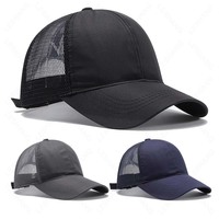 Gorras de Béisbol Premium de 5 Paneles, Tela de Pana Transpirable, Ajustables con Cierre a Presión, Gorras Trucker de Malla Deportivas para Golf y Deportes al Aire Libre
