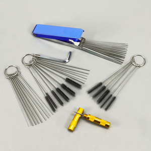 Kit de brosses de nettoyage pour pistolet à peinture, 39 pièces, outils métalliques pour l'entretien des aérographes et la réparation automobile - Product Image 4