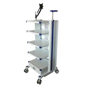 Xe đẩy tiên tiến <span class=keywords><strong>Ent</strong></span> cụ giỏ hàng nội soi y tá Workstation Xe đẩy cho bệnh viện - Product Image 6