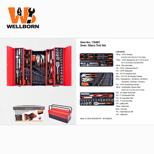 <span class=keywords><strong>Caja</strong></span> <span class=keywords><strong>de</strong></span> <span class=keywords><strong>Herramientas</strong></span> OEM Personalizable <span class=keywords><strong>de</strong></span> 85 Piezas, Kit <span class=keywords><strong>de</strong></span> <span class=keywords><strong>Herramientas</strong></span> Manuales, <span class=keywords><strong>Caja</strong></span> <span class=keywords><strong>de</strong></span> Acero+Hierro <span class=keywords><strong>de</strong></span> Cuatro Capas, Impermeable, Garantía <span class=keywords><strong>de</strong></span> 3 Años para Automóviles - Product Image 2