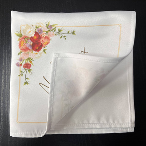 Custom Doek Servetten Tafel Linnen Servet Hotel Gepersonaliseerde Doek Diner Servetten Voor Huwelijksfeest - Product Image 6