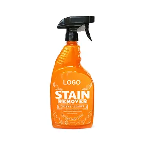 Custom Logo Orange Carpet Cleaner Odor Eliminator Deodorizing Spray Pet Urine Stain Remover