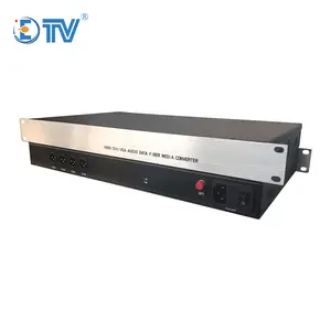 ETV 4 قنوات xlr صوت متوازن عبر محول الألياف