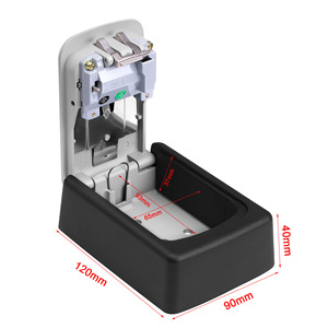 CJSJ Aluminum Alloy Key <b>Box</b> 120x90x40mm Mechanical <b>Lock</b> For Home Guesthouse Decoration - Product Image 1