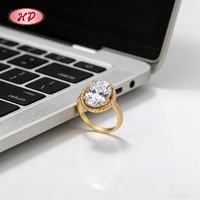 Bagues vintage en alliage plaqué or 18 carats avec grappe de pierres géométriques serties de zircone cubique AAA, bijoux de mode en gros pour femmes